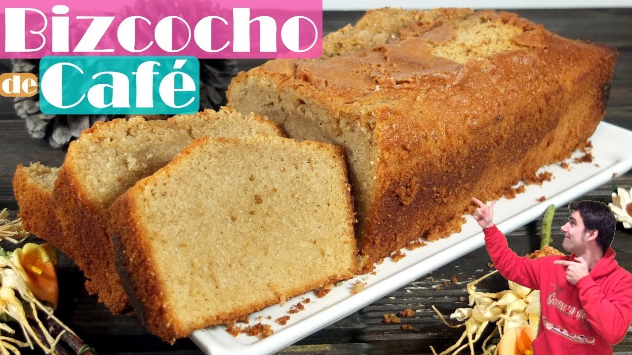 BIZCOCHO de CAFÉ,😍☕️😋 esponjoso fácil y delicioso. Receta # 399