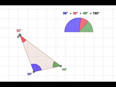 Triangle Sum Theorem Geogebra