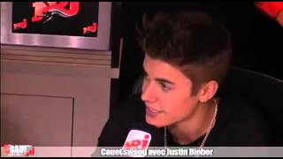 Justin Bieber sur NRJ avec Cauet