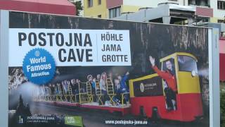 Postjana Cave - Sehr große Tropfsteinhöhle in Solwenien mit 2 Gleisigen Eisenbahnbetrieb