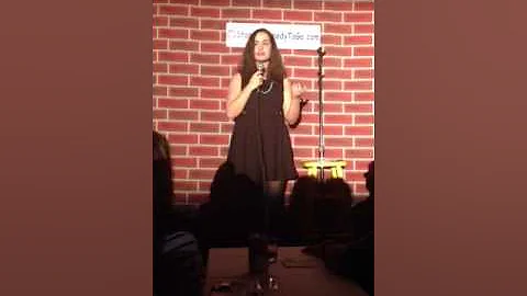 Caroline's first stand-up set