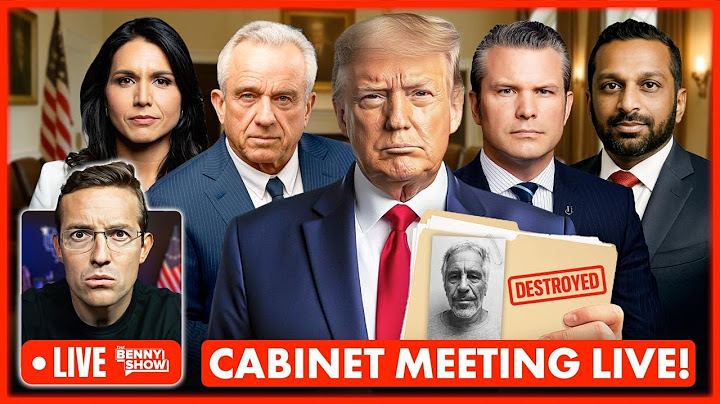 Epstein NIGHTMARE: I Have The INSIDE Story of What REALLY Happened | Trump Cabinet Meeting LIVE Now