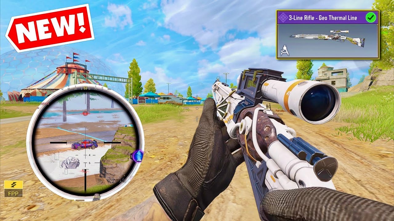 *NEW* 1-Shot Sniper 3-Line Rifle - Geo Thermal Line In COD Mobile | Best 3-Line Rifle Gunsmith