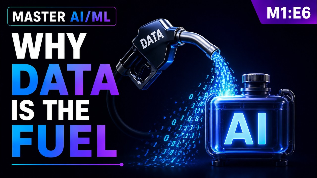 Why Data is the Fuel of AI — The Problem Nobody Talks About | Master AI & ML M2:Ep 06