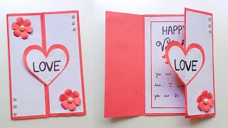 Easy & Beautiful Valentine's Day Card / How To Make Valentines Day Card / Valentines Day Card 2024