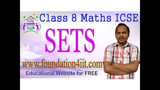Class 8 Maths ICSE || Sets || Complete Lesson || screenshot 1
