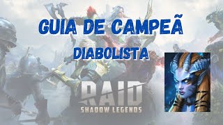 RAID: Shadow Legends | Guia de Campeã: Diabolista | Uma das melhores campeãs RARAS do jogo!