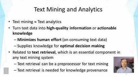 DATA MINING   3 Text Mining and Analytics   1 1 Overview Text Mining and Analytics Part 1