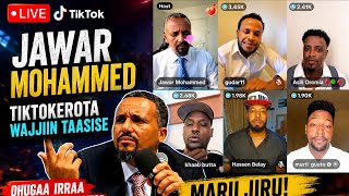 JAWAR MOHAMAD Marii Dr Aslii wajjiin tiktok irratti Taasisan 