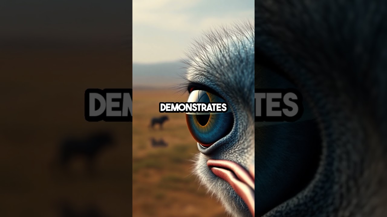 Ostrich: Big Eyes, Tiny Brain—Nature's Surprising Intelligence Twist!