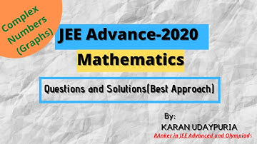JEE Advanced 2020 Solutions   |Part-9 (Paper-2-Q1) |  |Complex Numbers| |Rectangular hyperbola|