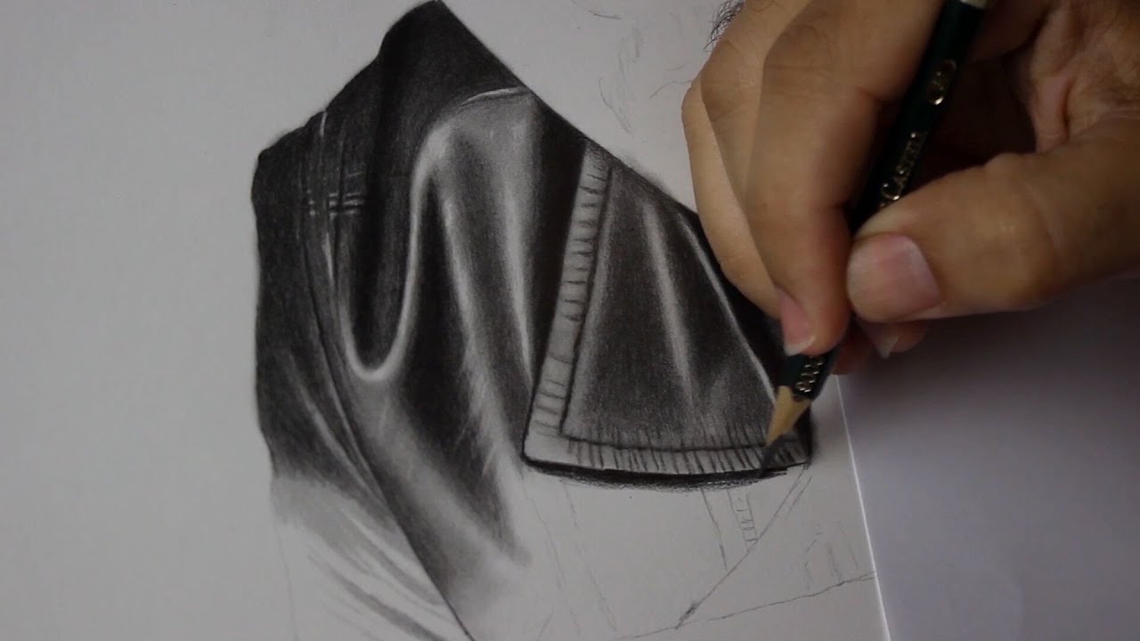 Como Desenhar jaqueta de couro realista | Efeito Couro Passo a Passo
