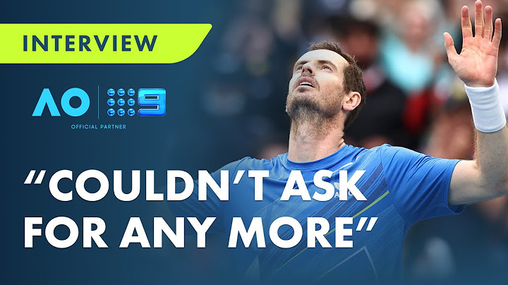 Andy Murray's emotional return to the top: Australian Open 2022 | Post-Match Interview