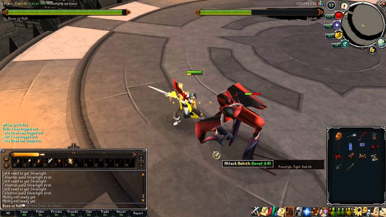 RuneScape - Delrith Graphical Bug (Demon Flash Mobs update) - YouTube