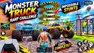 Impossible Stunts Monster Truck Ramp Challenge Open World game! screenshot 2