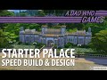 Sims 4 Palace Starter Home Speed Build (NoCC)