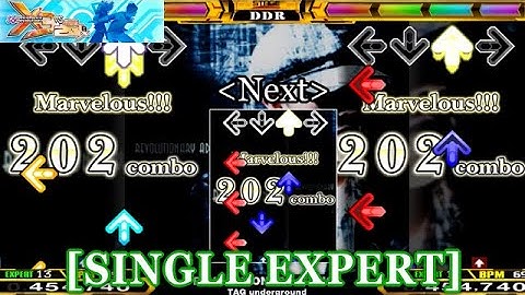 【DDR X3】 REVOLUTIONARY ADDICT  [SINGLE EXPERT] 譜面確認＋クラップ