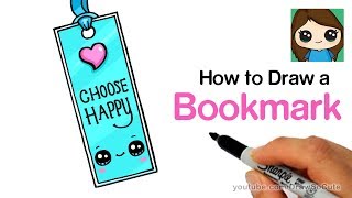 How to Draw a Bookmark Easy  | Cute Back to School Supplies