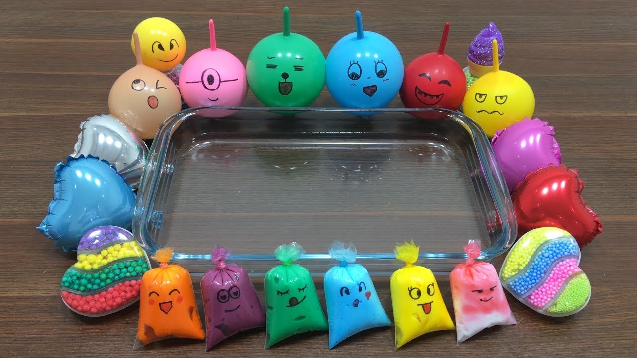 Mixing Shaving Cream and Floam into Clear Slime !! Satisfying Slime Videos