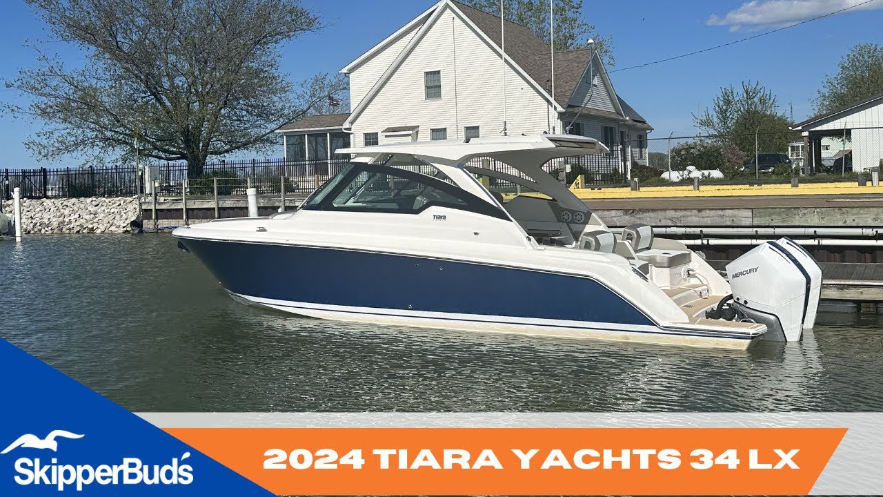 2024 Tiara Yachts 34 LX Yacht Tour SkipperBud's - YouTube