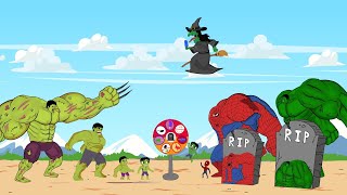 Rescue Evolution of Team HULK Zombie vs Spiderman: Returning from the Dead SECRET ? Superhero FUNNY