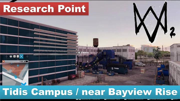 Watch Dogs 2 - Research Point / Tidis Campus, east of Bayview Rise