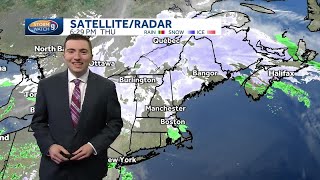 Video: Some additional snowfall as nor'easter pulls away