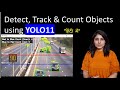 YOLO11 - Detect, Track and count objects using YOLO11