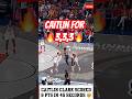 Caitlin Clark Scores 9 PTS in 45 secs!!! 🔥🔥🔥🔥🏀 #caitlinclark #wnba #nba #shortsfeed #shorts