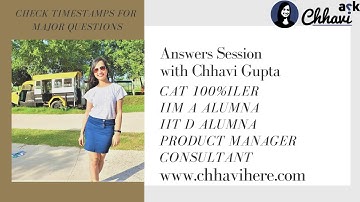 Answer Session #68 - Tips from 100%iler, IIMA , IIT D Alum