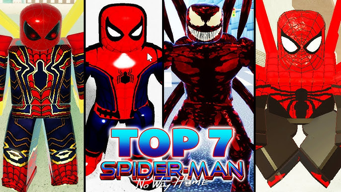TOP 5 MELHORES JOGOS SPIDER-MAN NO ROBLOX! (Top 5 Spider-Man Games in  Roblox) 