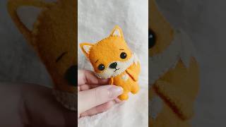 kawaii Felt Fox #feltcrafts #plushies #kawaii #diycrafts
