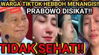 VIRAL! PRABOWO DIHABISI ANIS!! WARGA TIKTOK TRENDING MENANGIS!! SUDAH GAK SEHAT!!