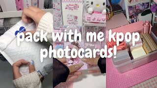 ✨🐝 packing kpop photocards #8 [asmr] (tiktok compilation) | minsbymon