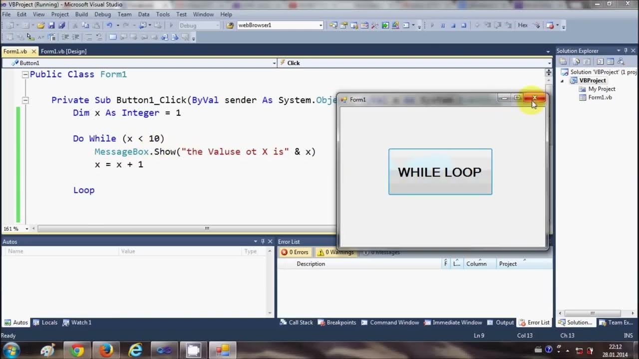 Understanding Do While , Do Until Loop in VB NET - YouTube