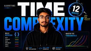 Time Complexity & Big O Notation Explained — With Real Examples (For Beginners)
