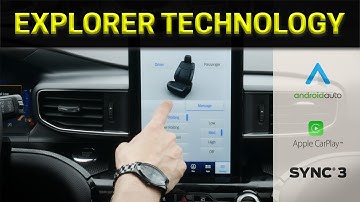 Sync3 Media Screen in the Ford Explorer ST | Android Auto, Apple CarPlay, Navigation and more!