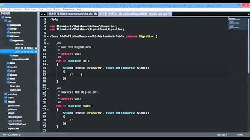laravel 4 migration   update products table, add published, featured fields   after, dropColumn