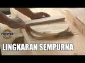 bentuk bundar dengan table saw-bentuk lingkaran