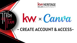 Techy Tuesday - KW x Canva: How to Create & Access Your KW x Canva Account On Desktop and Mobile