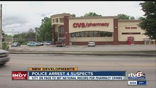 Police arrest 4 in pharmacy robbery