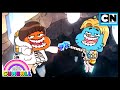 Diamonds For Dinner Gumball Darwin Are Millionaires Gumball The Saint Cartoon Network