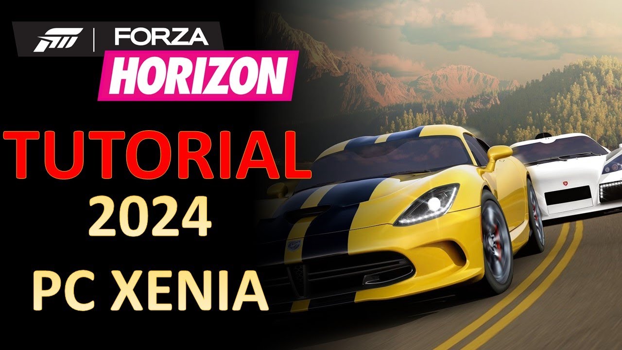 TUTORIAL FORZA HORIZON EMULADOR XENIA 2024 APRENDA COMO CONFIGURAR E DEIXAR EM PORTUGÊS BR.