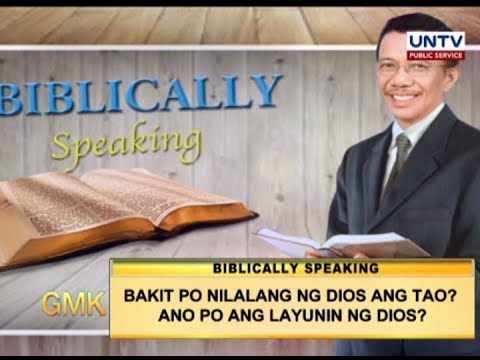 Bakit nilalang ng Dios ang tao Ano ang layunin ng Dios  Biblically Speaking