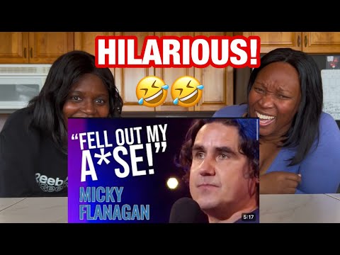 Americans React to The Sh*ts Abroad! | Micky Flanagan Live: The Out Out Tour