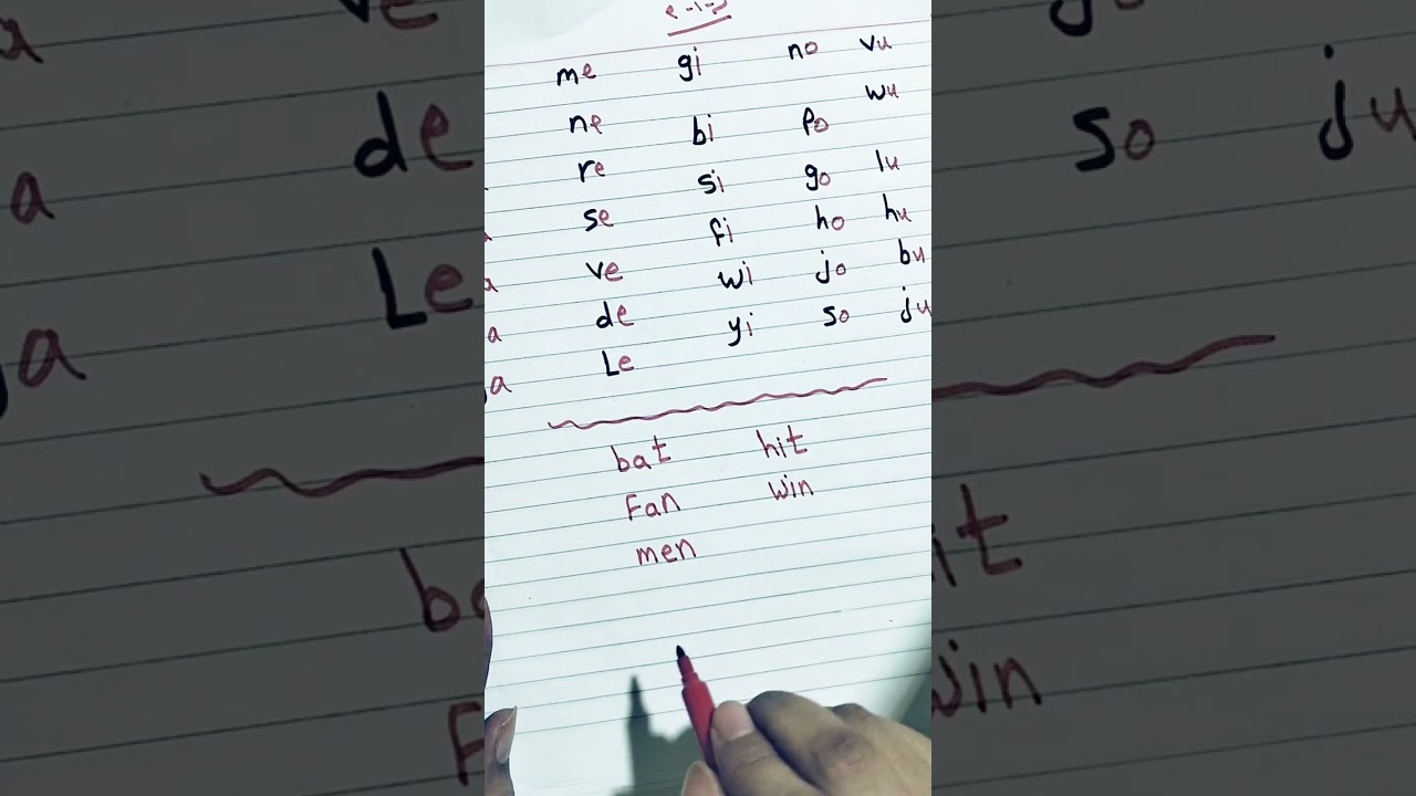 ازاي تقرأ اي كلمه بسهوله/تاسيس الشورت فولز للاطفاال