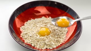 Ein einfaches Rezept für eine gesunde Mahlzeit. 2 Eier und 1 Tasse Hafer. #rezepte 5 Minuten kochen