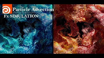 Houdini Particle Advection Simulation Fx Rnd (Project files included)