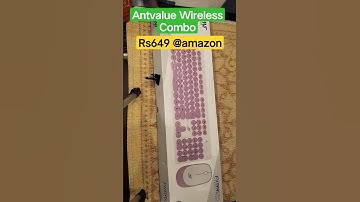 Antvalue Wireless Mouse & Keyboard combo || Cheap and best || Cool looks |SomeThinks