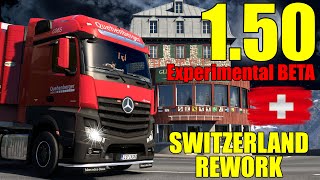 ETS2 1.50 Experimental BETA ★ Switzerland Rework durch die Alpen [2681] EURO TRUCK SIMULATOR 2